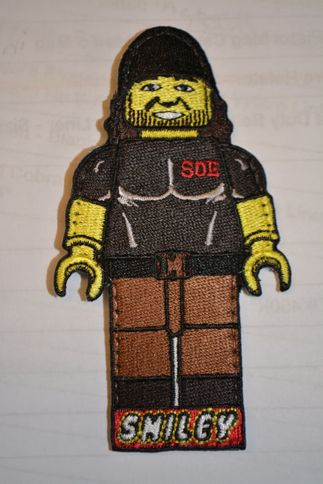 Smiley Lego man patch