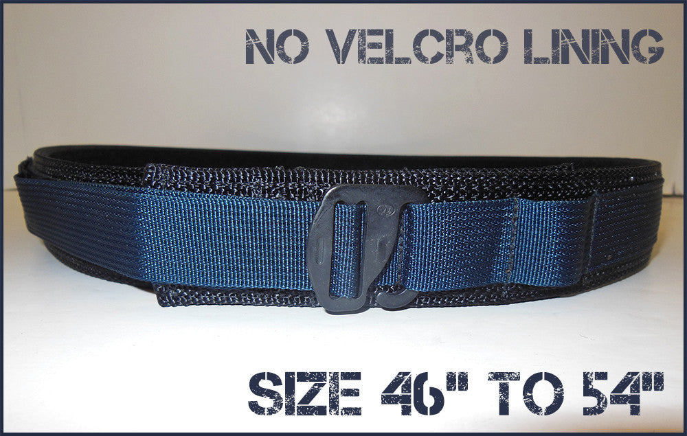 EDC Low Profile Belt Without Velcro Lining - Blue Line Collection - Size 46" to 54"
