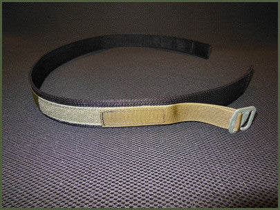 Gray Base EDC Low Profile Belt With Velcro Lining - Size 36" to 44"
