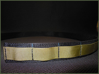 Gray Base EDC Low Profile Belt With Velcro Lining - Size 26" to 34"