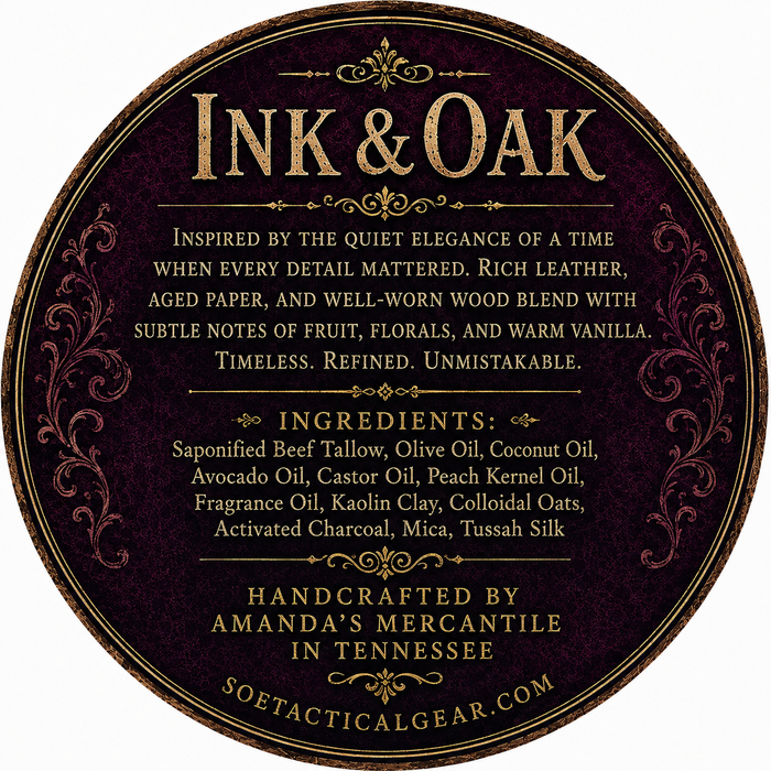 Ink and Oak Soap