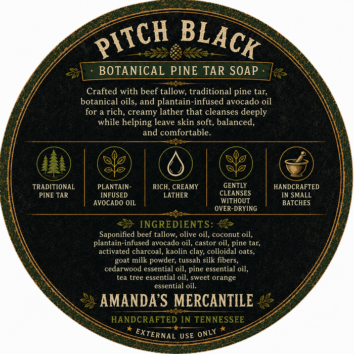 Pitch Black Pine Tar Soap