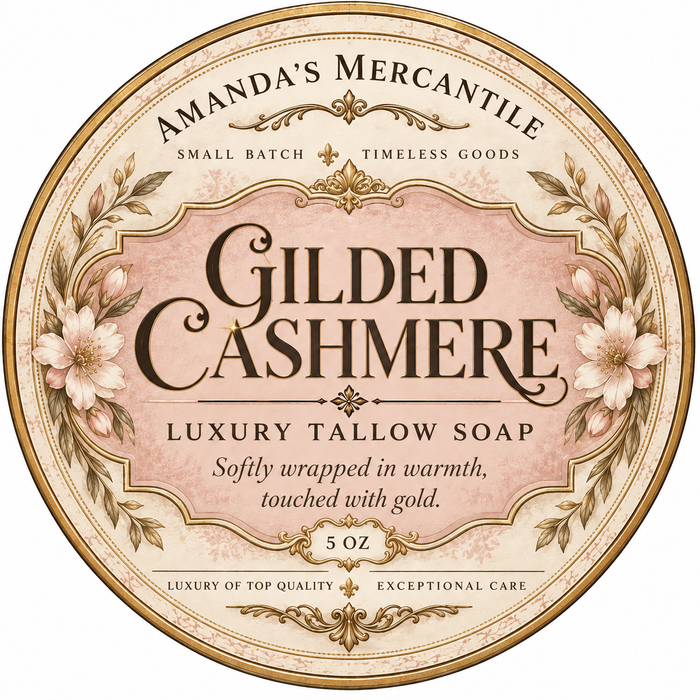 Gilded Cahsmere Soap