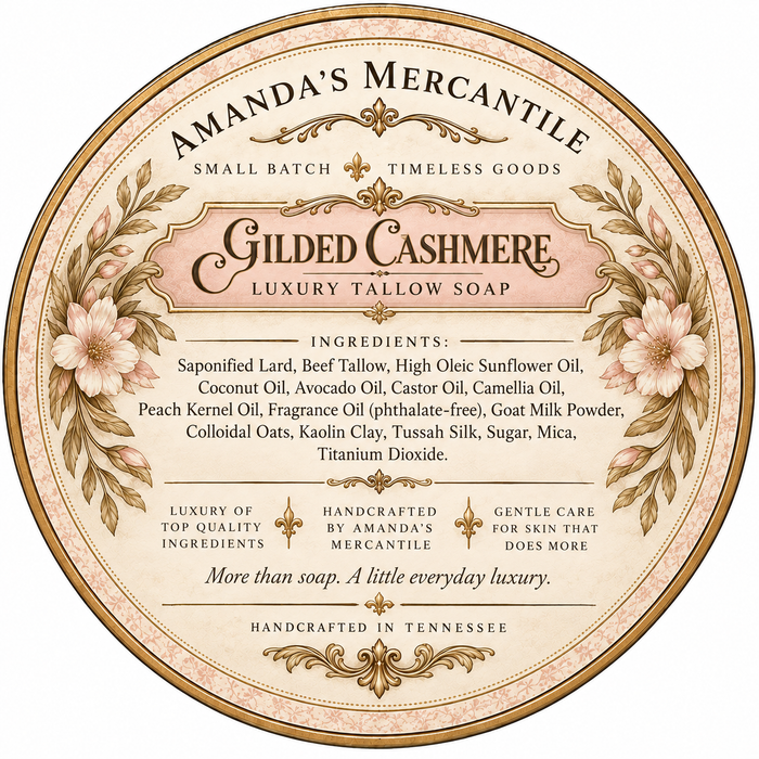 Gilded Cahsmere Soap
