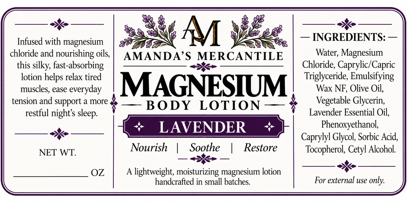 Magnesium Body Lotion