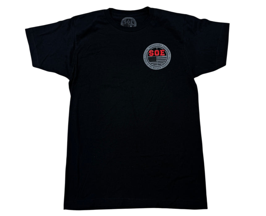 Gray Round Logo T Shirt