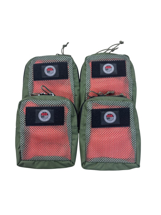 Limited Edition OD/Orange Mesh Pockets