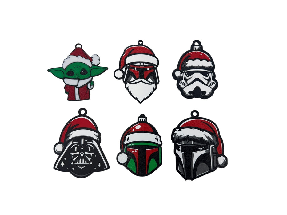 6 Pack Star Wars Ornaments