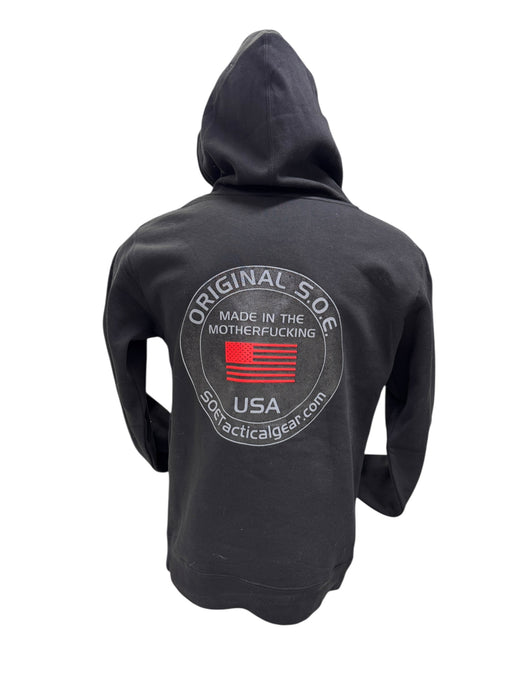 OG Gray Round Logo Hoodie