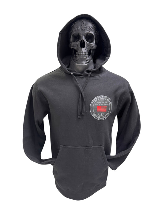 OG Gray Round Logo Hoodie