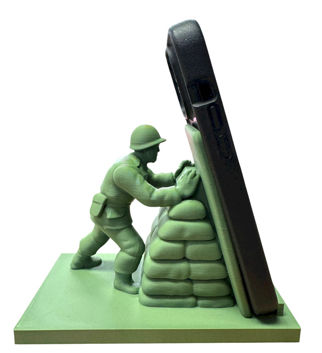 Army Man Phone Holder Stand