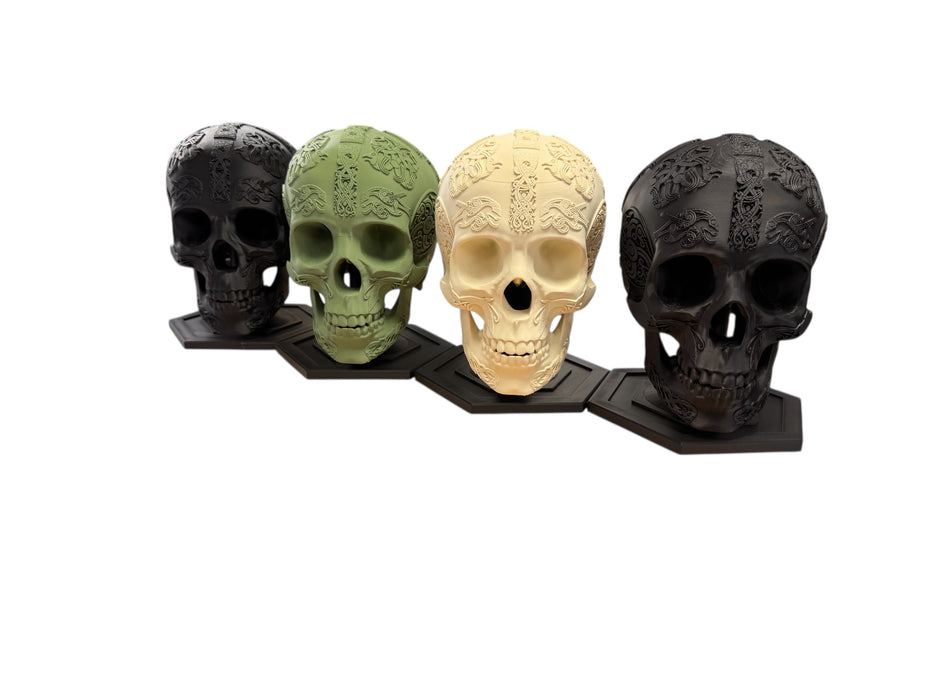 Skull Helmet Stand
