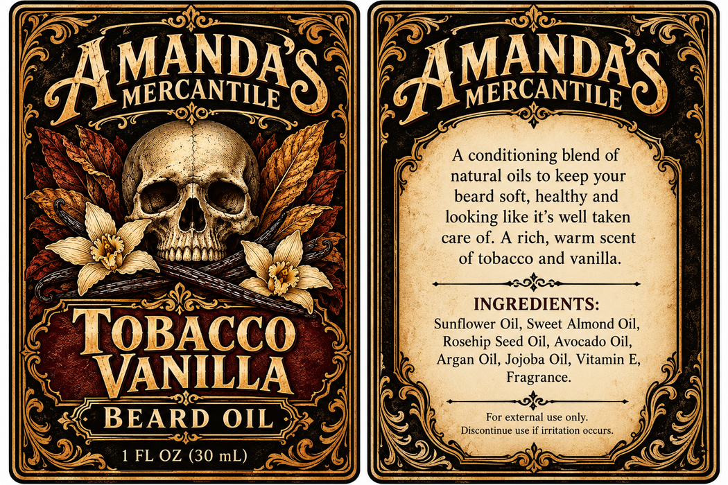 Tobacco Vanilla Beard Oil