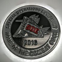 SOE/Combat cock Challenge coin numbered 001-250 — Special Operations ...