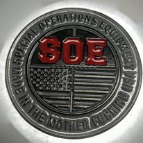 SOE/Combat cock Challenge coin numbered 001-250