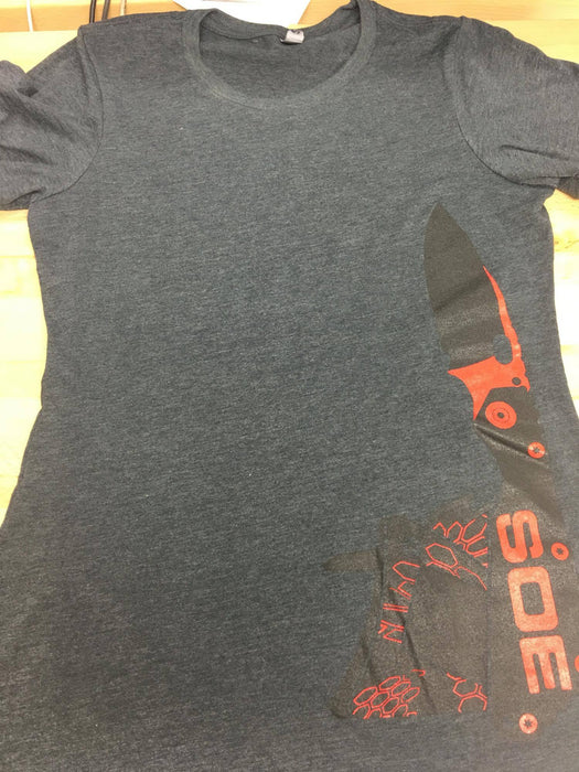 Ladies Athletic cut Cocked Blade Tshirt