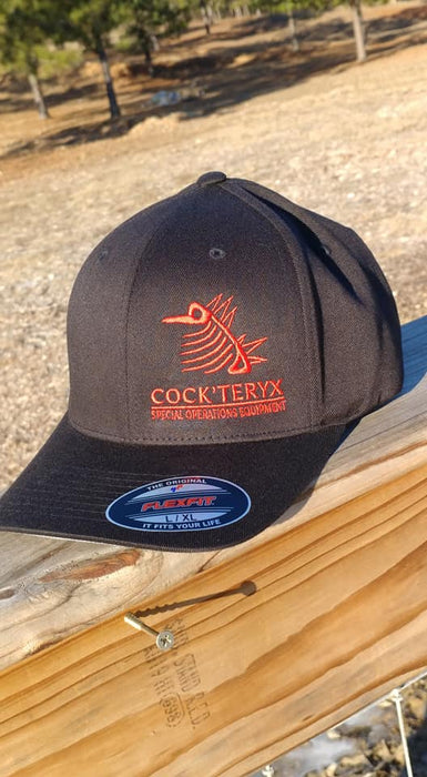 Cock'teryk Flexfit hat blk/red
