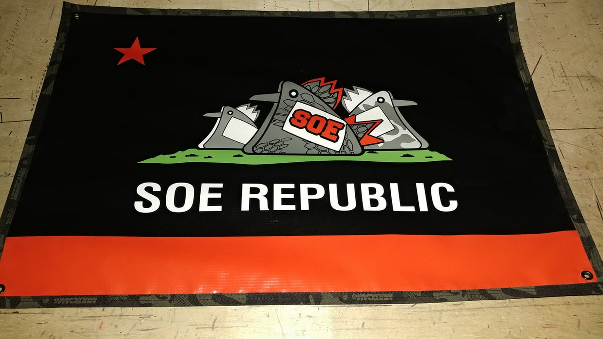 Cock republic banners