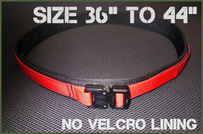 Gray Base EDC Belt Without Velcro Lining - Size 36" to 44"