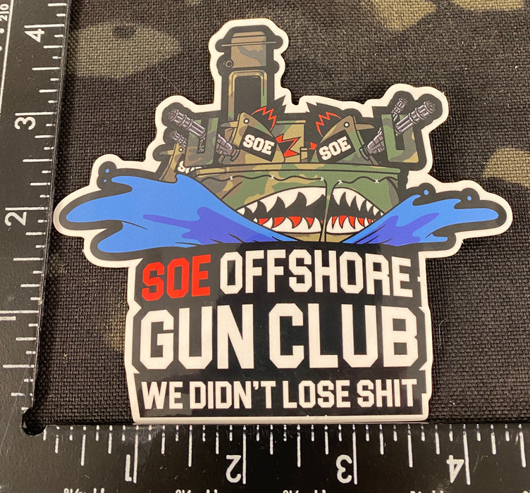 Offshore Gun Club Sticker