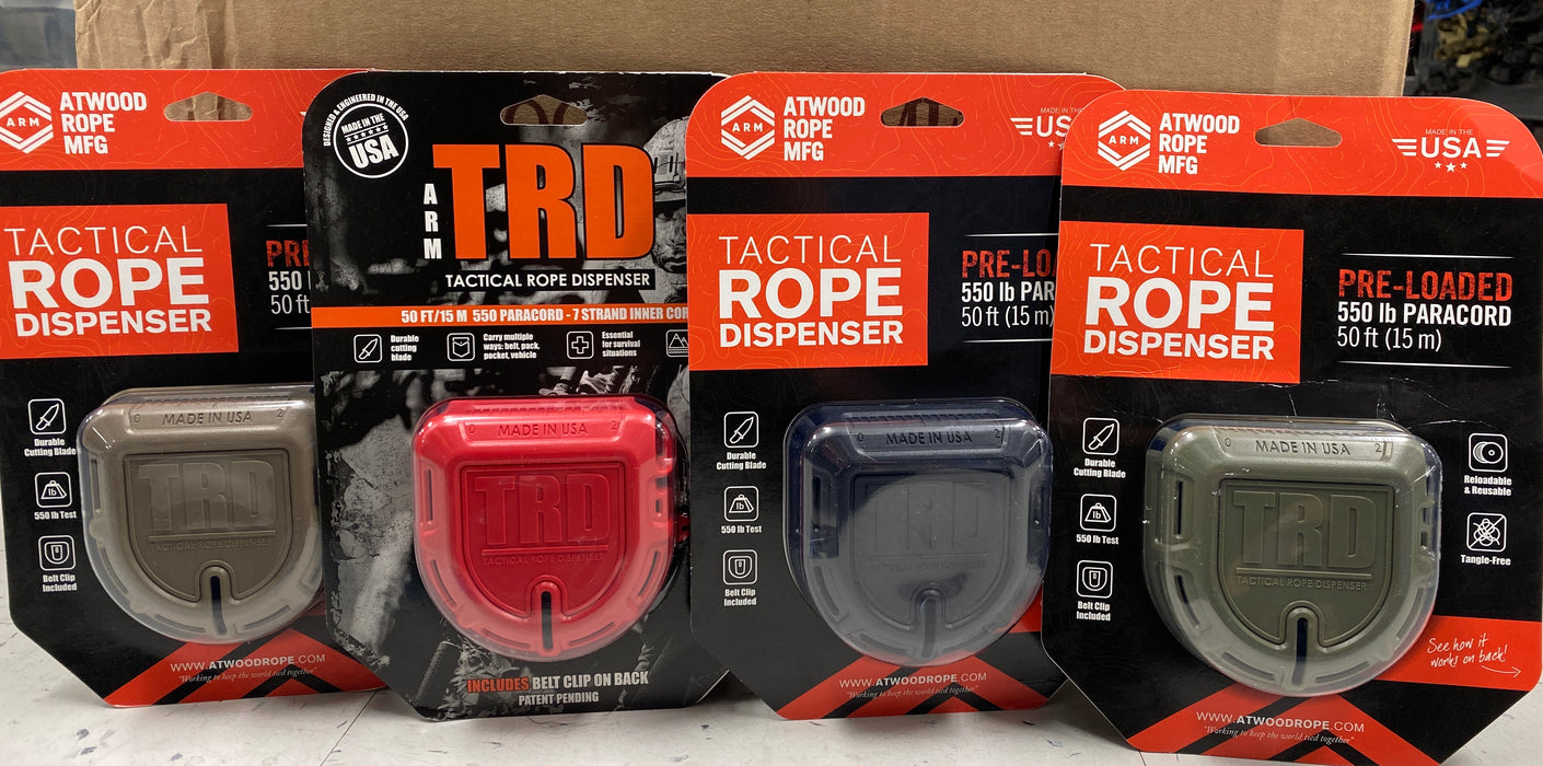 Tactical Rope Dispenser (Holds 550 Cord)