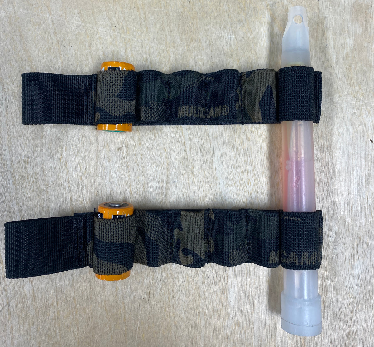 CR123/ Chemlite holder Velcro Backed card — Special Operations Equipment