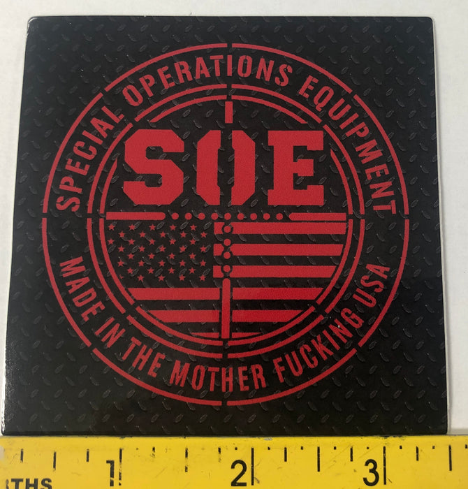 SOE Diamond Plate Sticker
