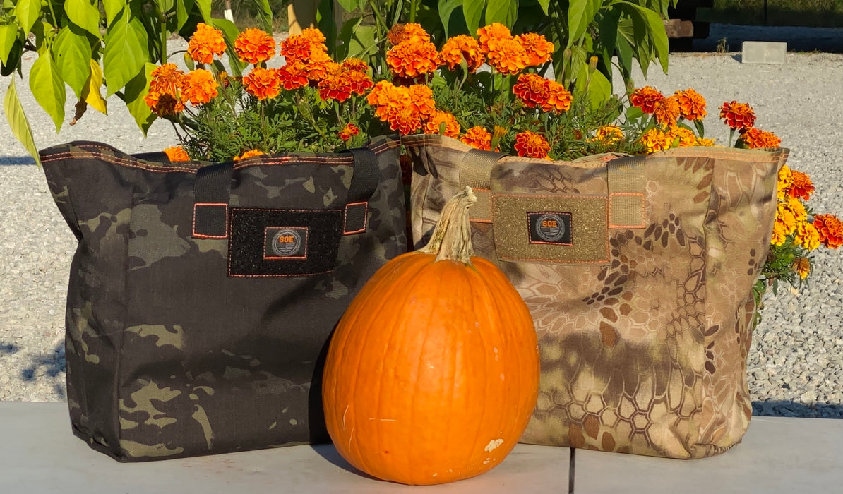 Lined Halloween Grocery bags