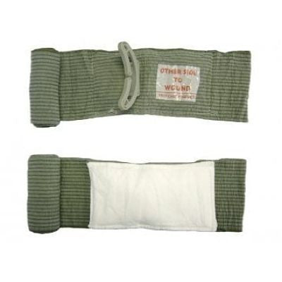 New Israeli Bandage Battle Dressing, First Aid Compression 4 Inch Bandage