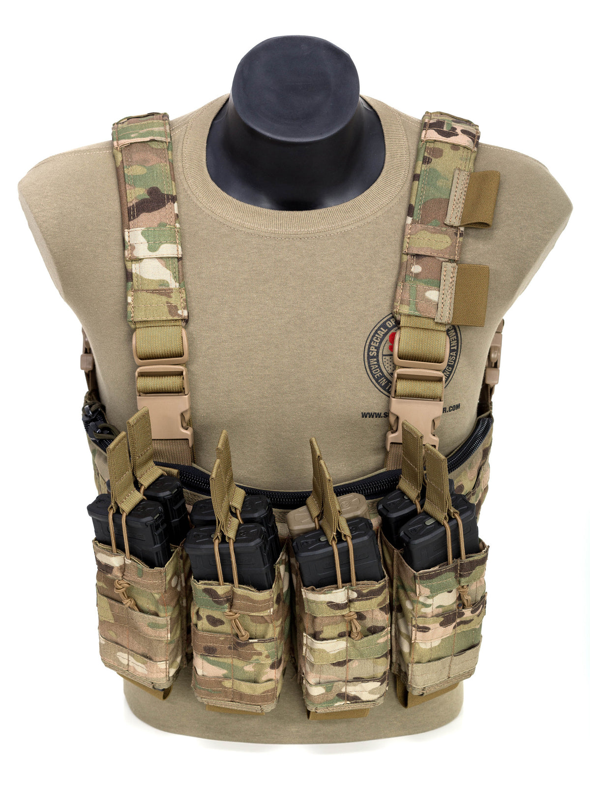 Soe Rig 8 Mag Stacked Chest Rig — Special Operations Equipment