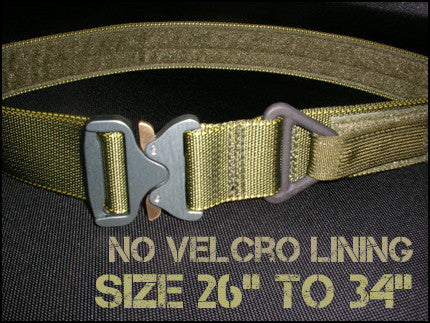 1.75" Cobra Rigger's Belt Without Velcro Lining - Size 26" to 34"