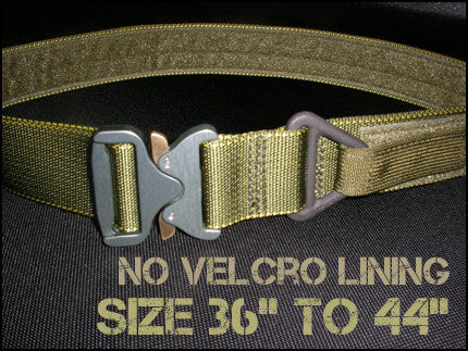 1.75" Cobra Rigger's Belt Without Velcro Lining - Size 36" to 44"