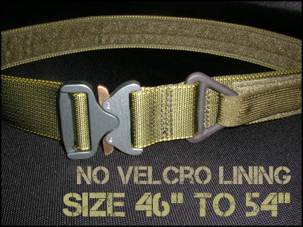 1.75" Cobra Rigger's Belt Without Velcro Lining - Size 46" to 54"