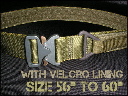 1.75" Cobra Rigger's Belt With Velcro Lining - Size 56" to 60"