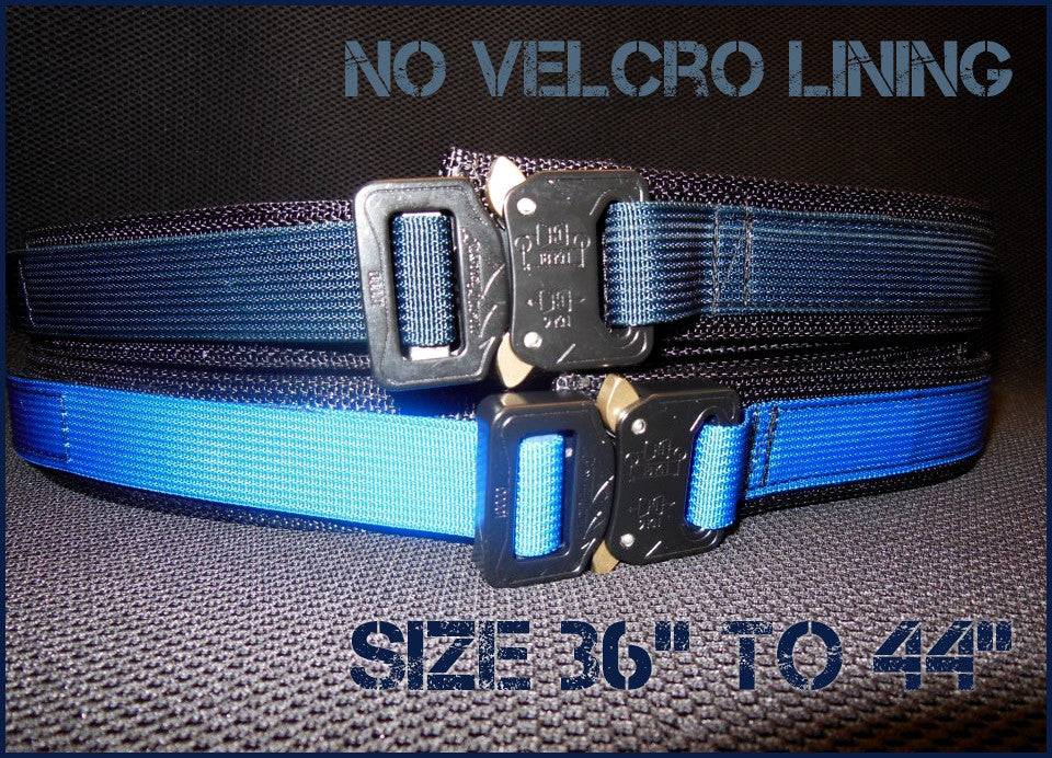 EDC Belt Without Velcro Lining - Blue Line Collection - Size 36" to 44"