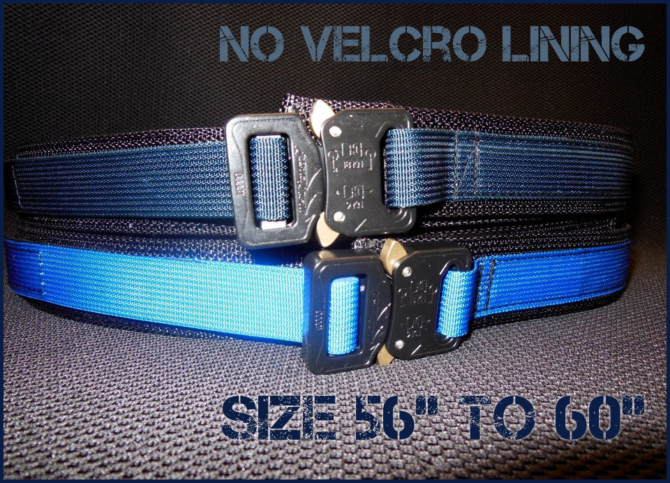 EDC Belt Without Velcro Lining - Blue Line Collection - Size 56" to 60"