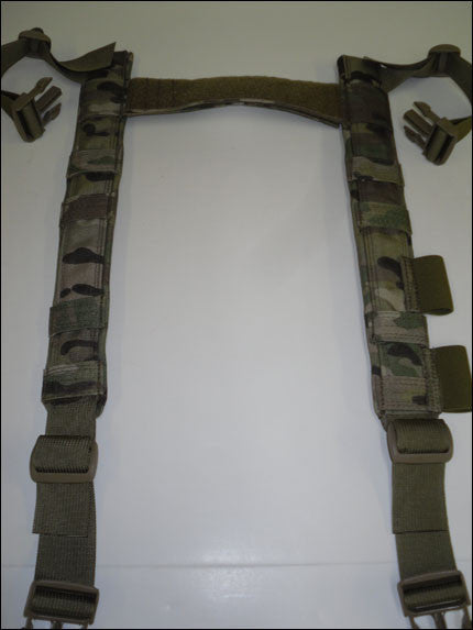 thumbnail image 2 of H-Style Padded Backpack Strap Replacement – Adjustable Shoulder Harness, Black Polyester 2 of 4