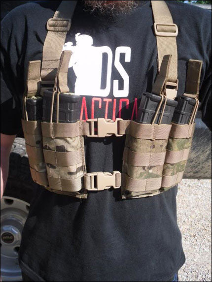 Chest Rig Fixed Split Front 4 Mag Split Front Chest Rig — Special Operations Equipment